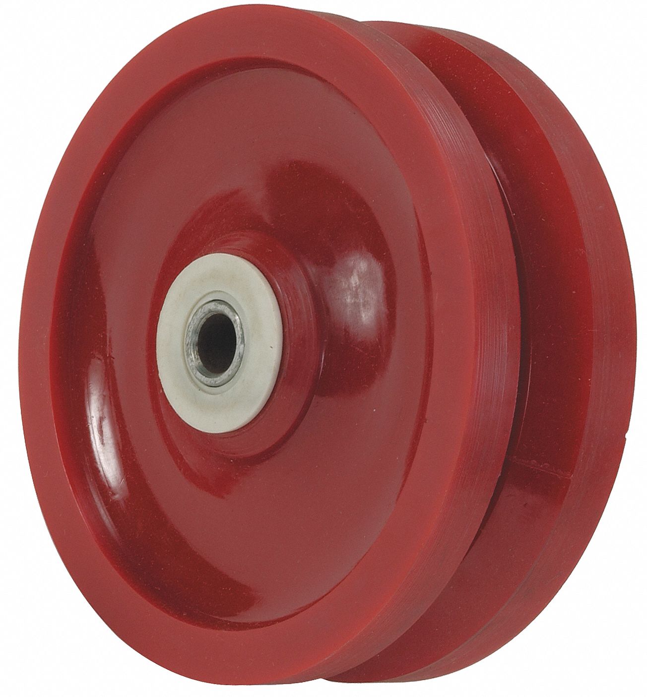 VGroove Track Wheel, 6 in Wheel Dia., 450 lb Load Rating Grainger