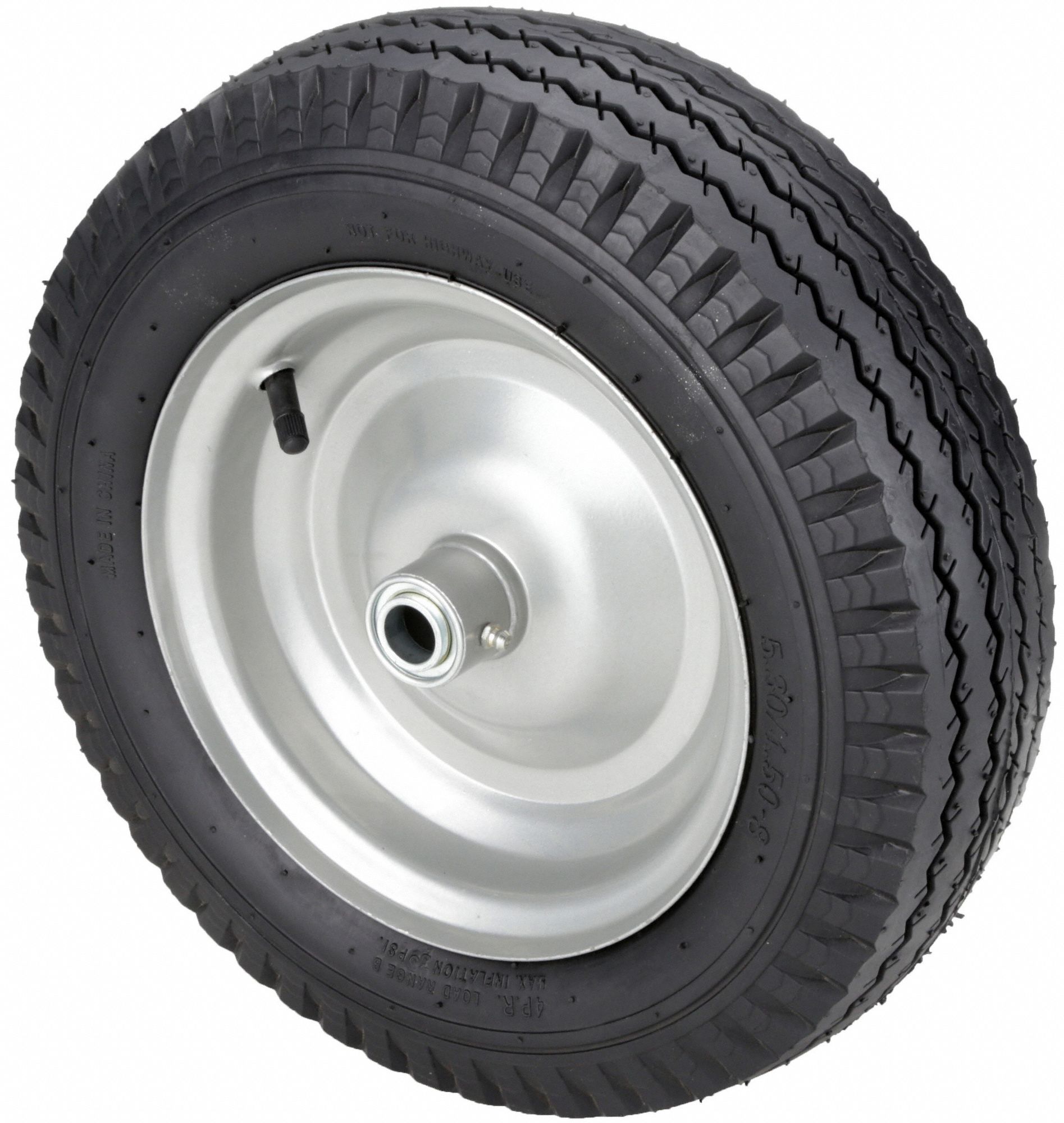 14 1/4 in Wheel Dia., 2 in Wheel Wd, Pneumatic Wheel 1NWV91NWV9