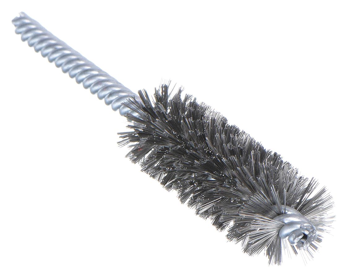 WEILER 1" Power Spiral Brush, Double Shank, 21/2" Brush, 51/2