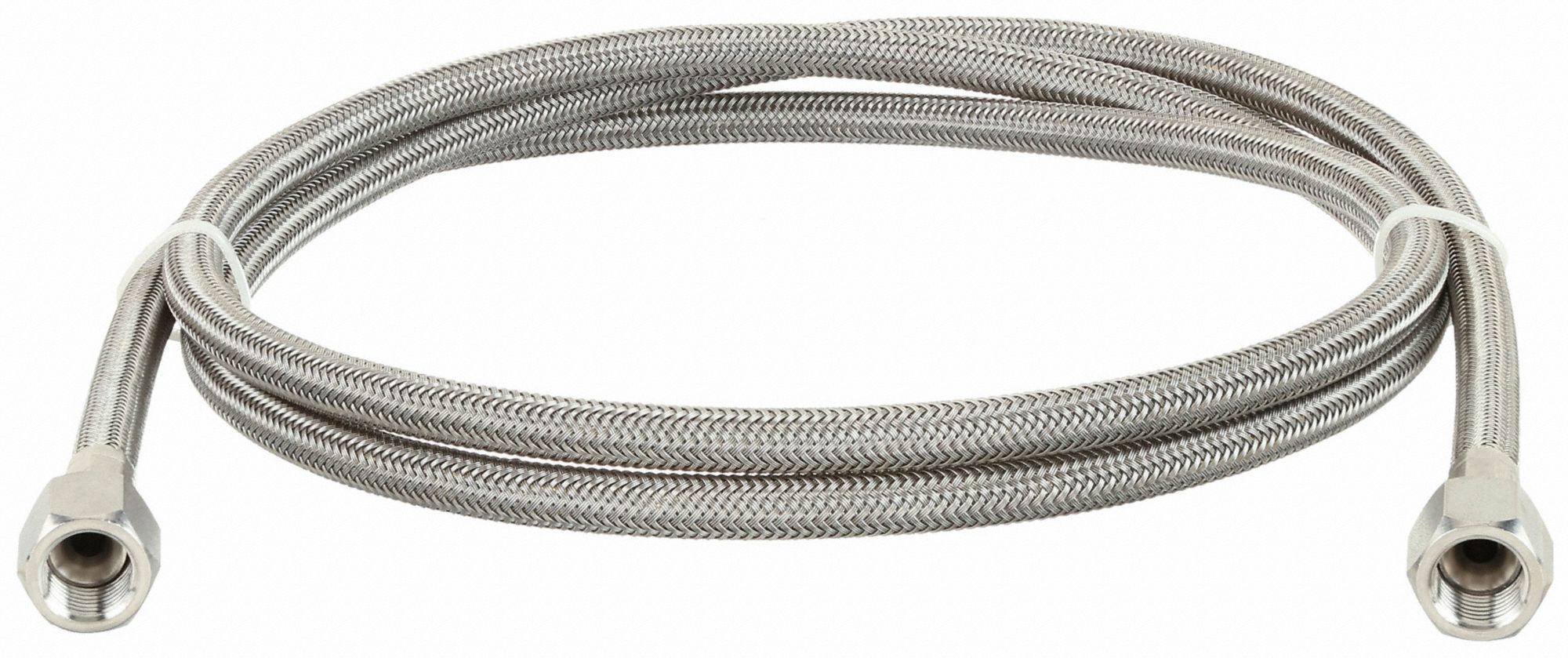 EATON AEROQUIP PTFE Hose Assembly, PTFE, 3/16 in, 5 ft, 3,000 psi