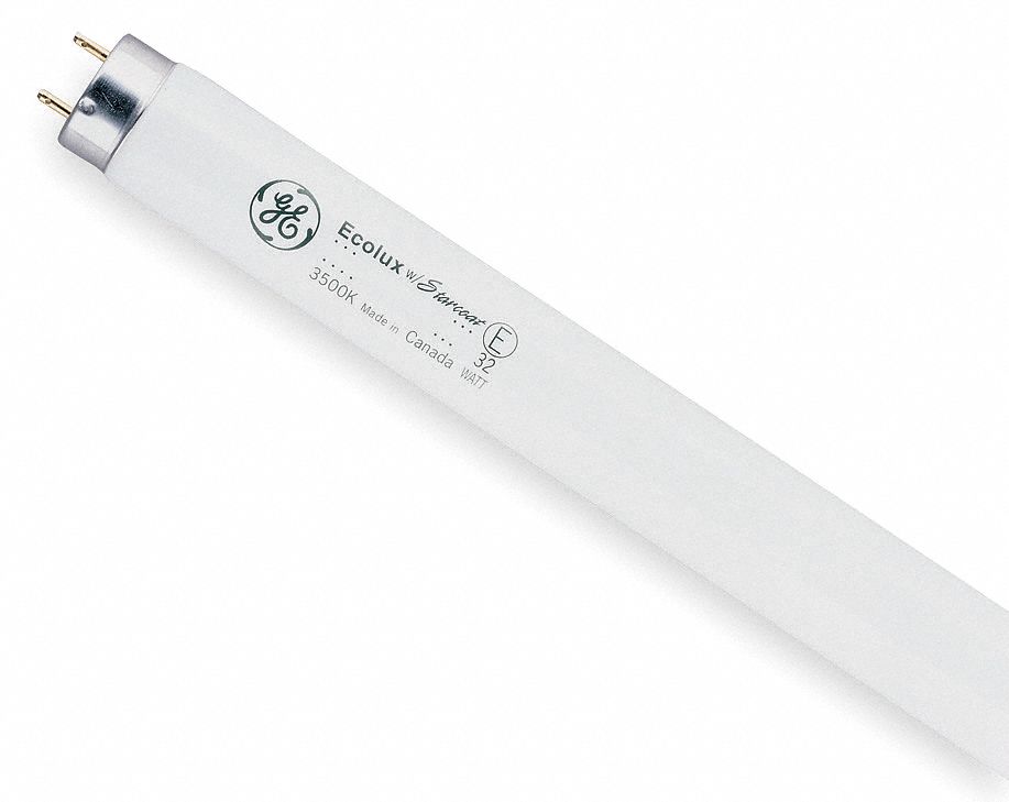 GE LIGHTING 48" 36 Watts Linear Fluorescent Lamp, T8, Medium BiPin