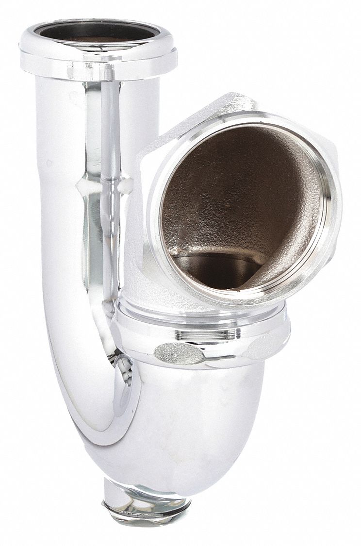 Chrome, Slip Nuts/Washer & Elbow, JBend 1PNK81PNK8 Grainger