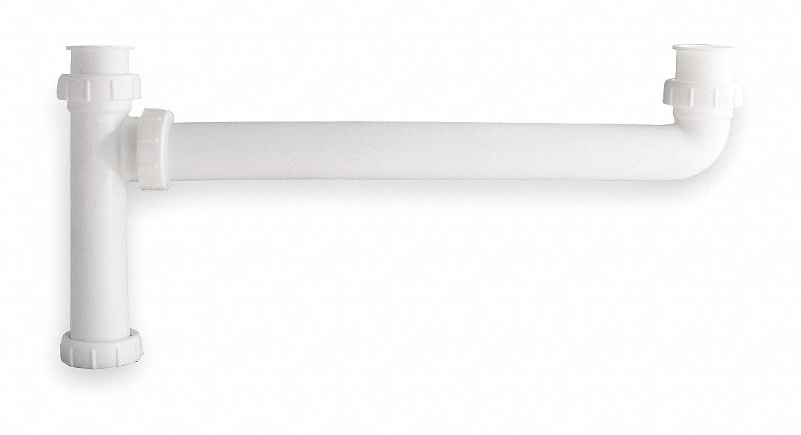 GRAINGER APPROVED End Outlet Waste Tee, For Use With Connecting Double