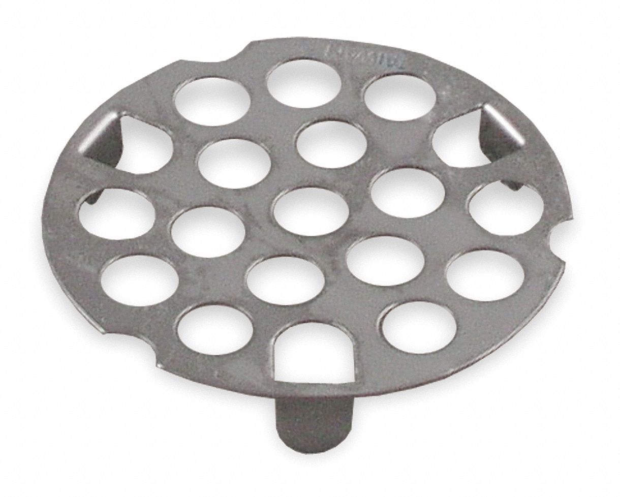 GRAINGER APPROVED Stainless Steel Round Drain Strainers, 1 7/8 in