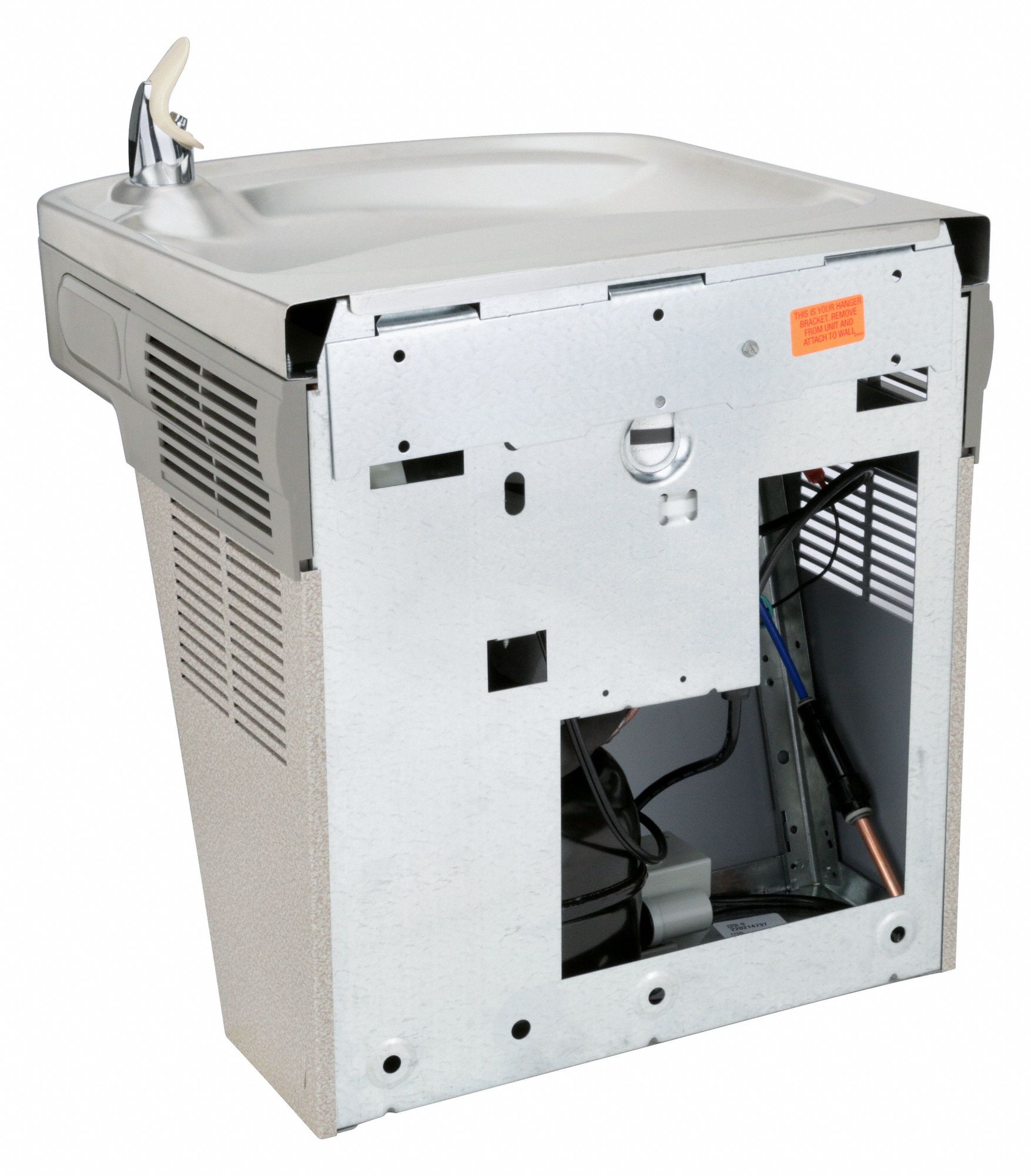 ELKAY Single Drinking Fountain OnWall, Refrigerated, 19 7/8 in Ht