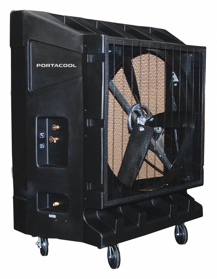 Portable Evaporative Cooler, 11,000/20,000 cfm, 115V AC Grainger