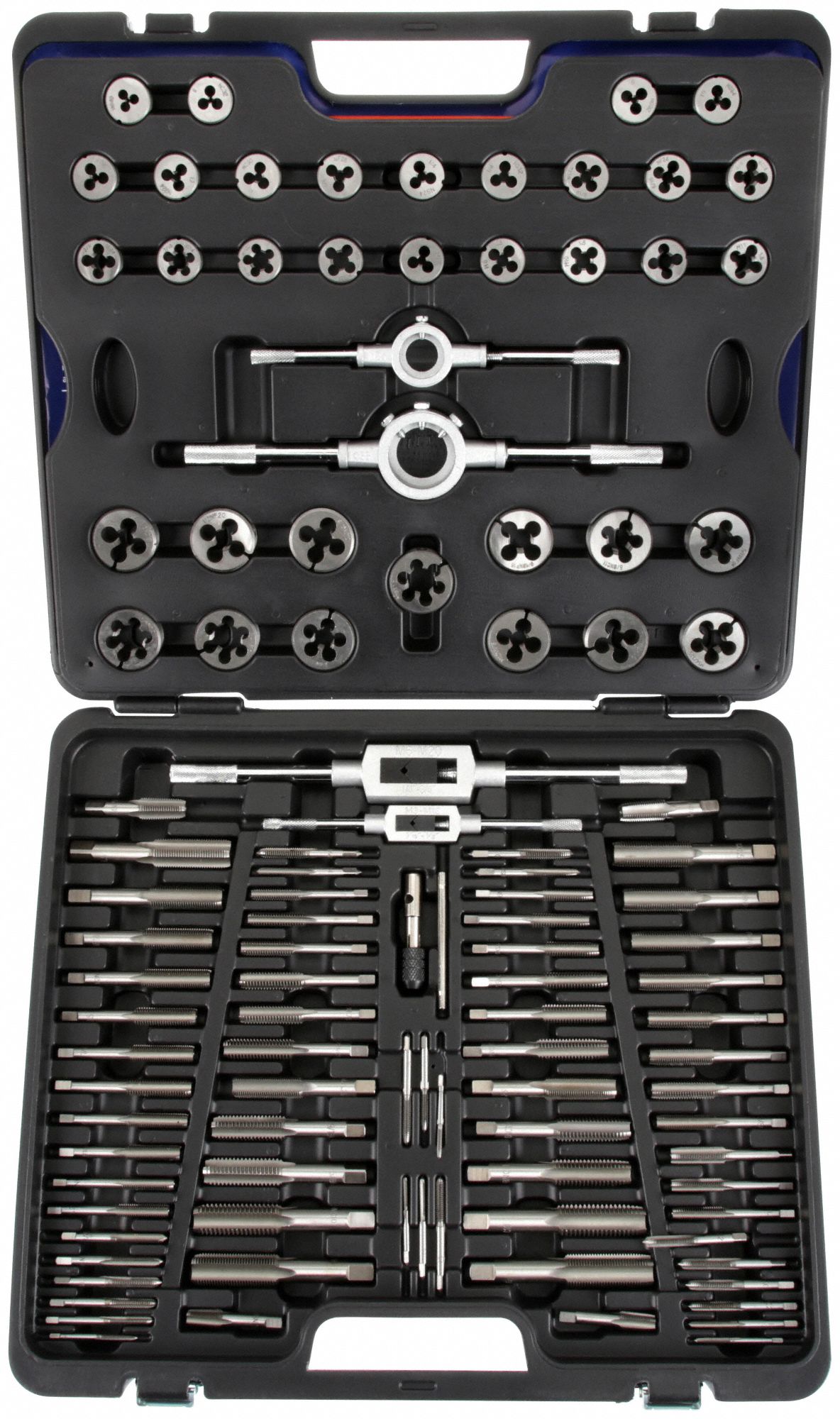 WESTWARD, 110 Pieces, 440 Min. Tap Thread Size, Tap and Die Set