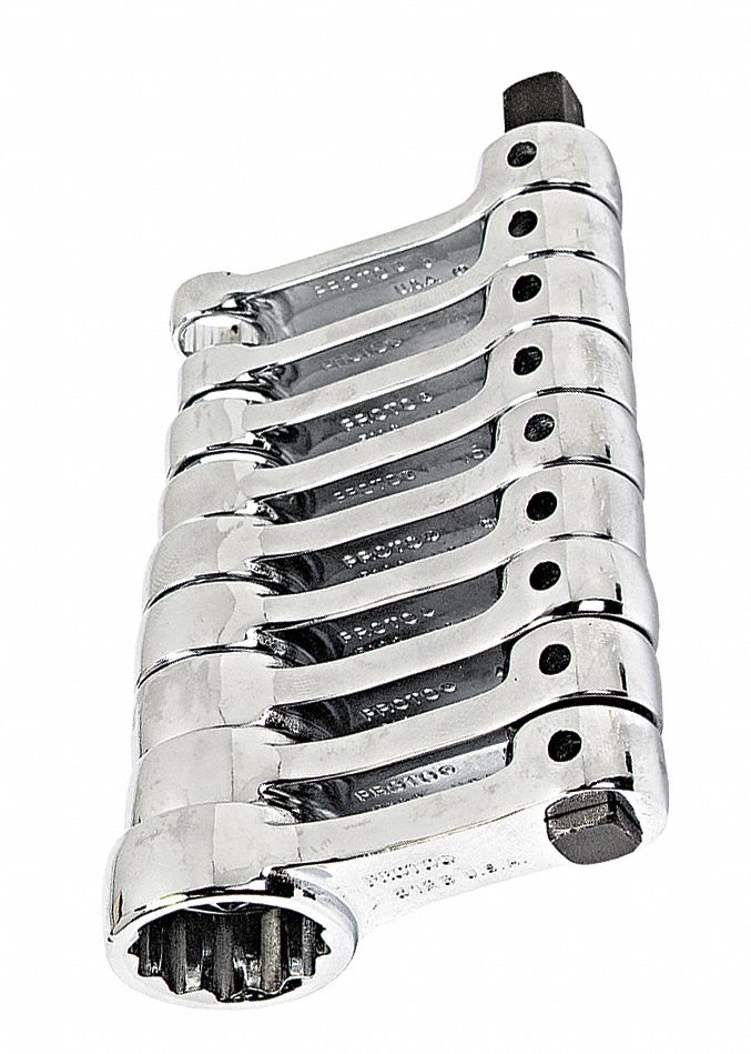 PROTO Torque Adapter Set, Drive Size 3/8 in, Includes Steel Holder