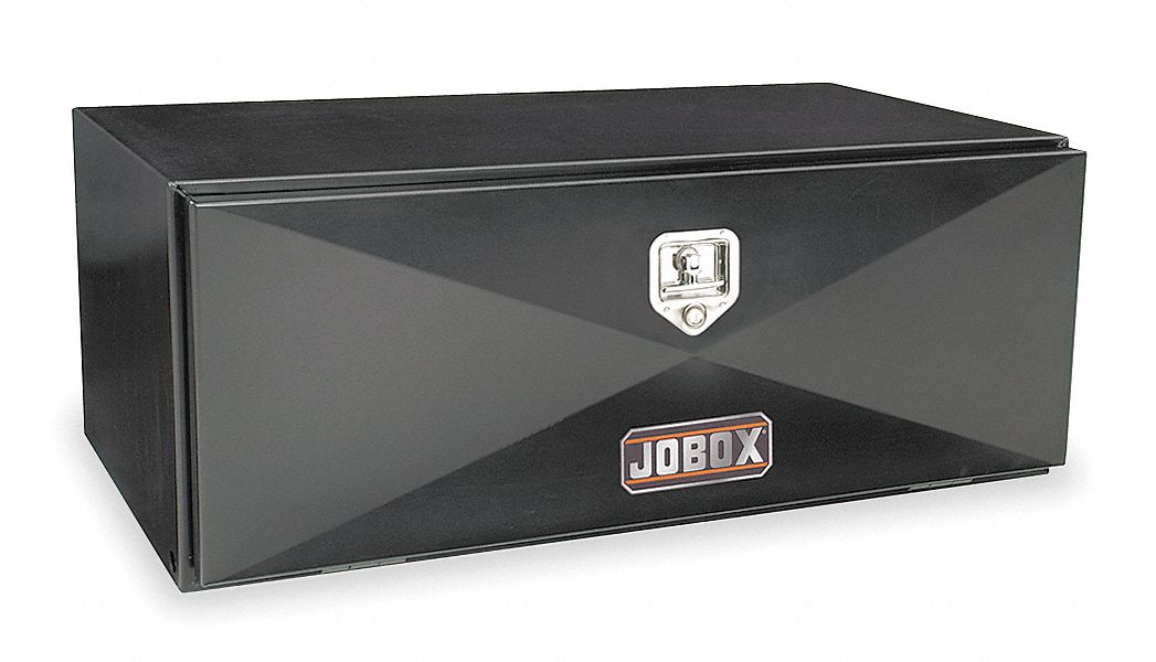 CRESCENT JOBOX Steel Underbody Truck Box, Black, Single, 6.7 cu. ft. 1RD59735982 Grainger