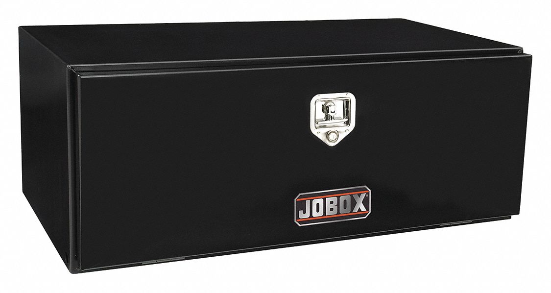 CRESCENT JOBOX, Black, Single Lid, Underbody Truck Box 1RD61739982 Grainger