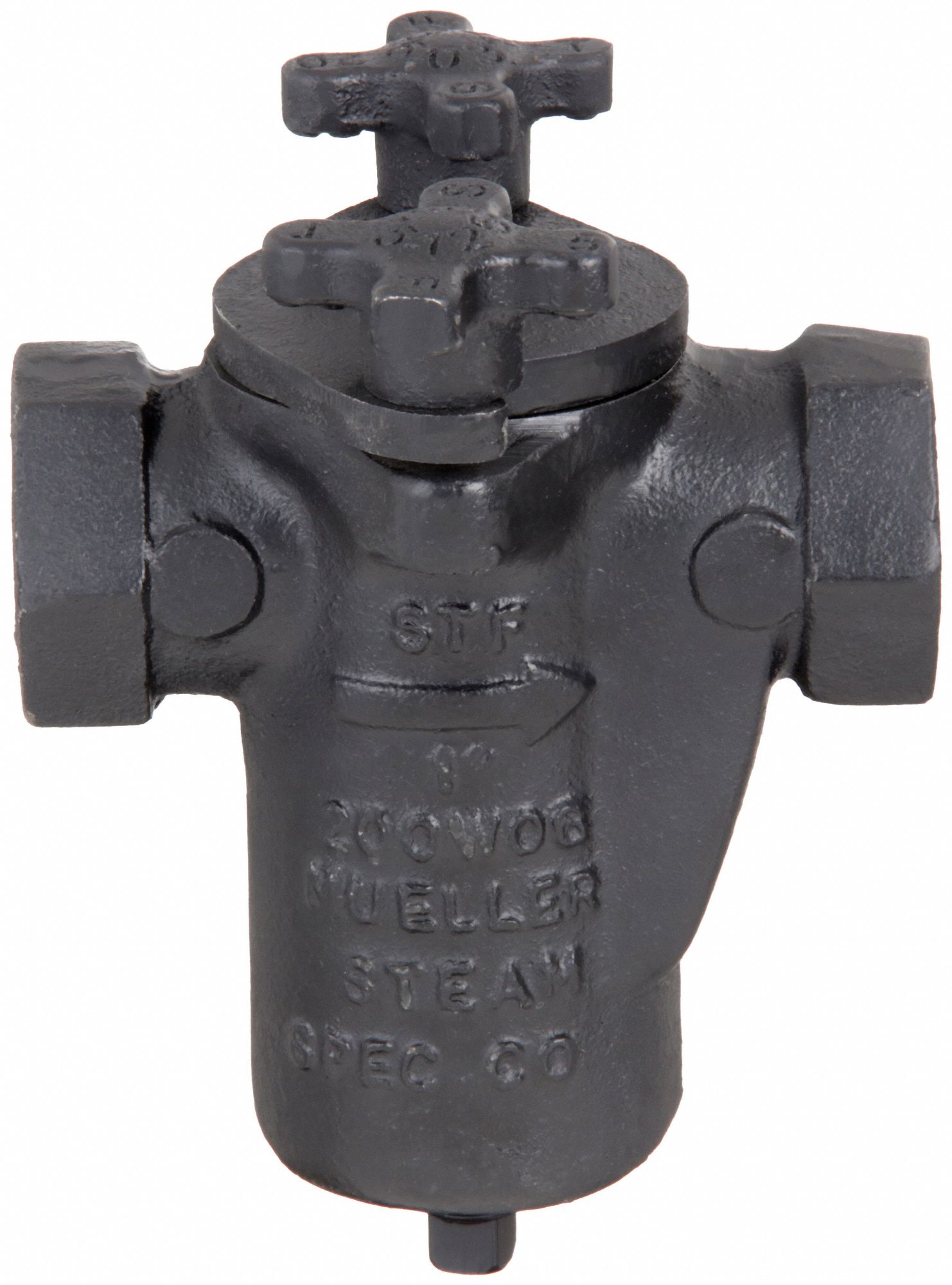 MUELLER STEAM SPECIALTY Basket Strainer Cast Iron, Single, NPT, 3/8 in