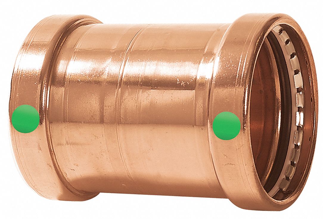 VIEGA PROPRESS XLC Copper XL Coupling No Stop, Press x Press