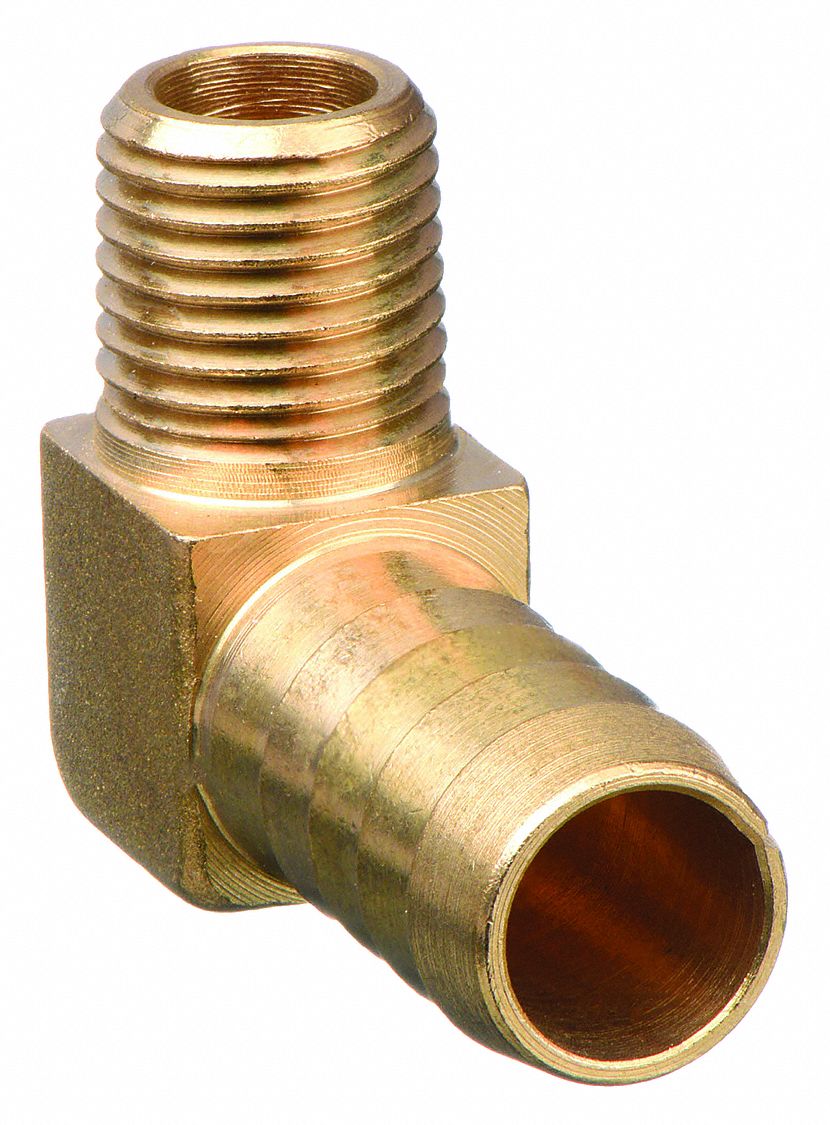 For 1/2 in Hose I.D., Hose Barb x NPT, Barbed Hose Fitting 6AFR2