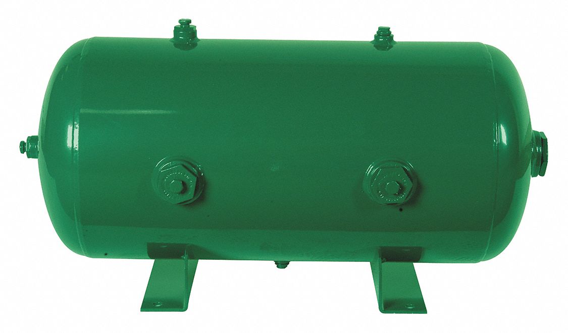 SPEEDAIRE, 10 gal Tank Capacity, 175 psi Max Op Pressure, Air Tank