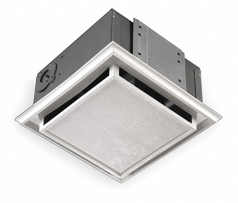 BROAN Duct Free Bathroom Fan Ceiling, Variable Speed, 120V AC 1UCF2