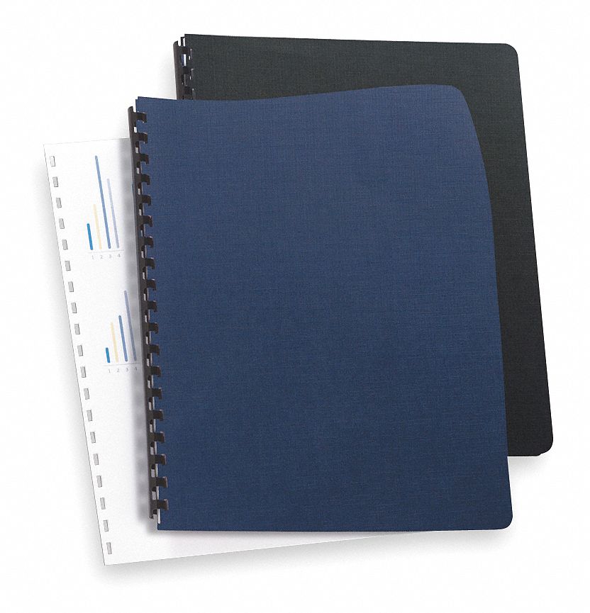 GBC Binding Covers, Paper, Navy, PK200 1UEJ69742450 Grainger