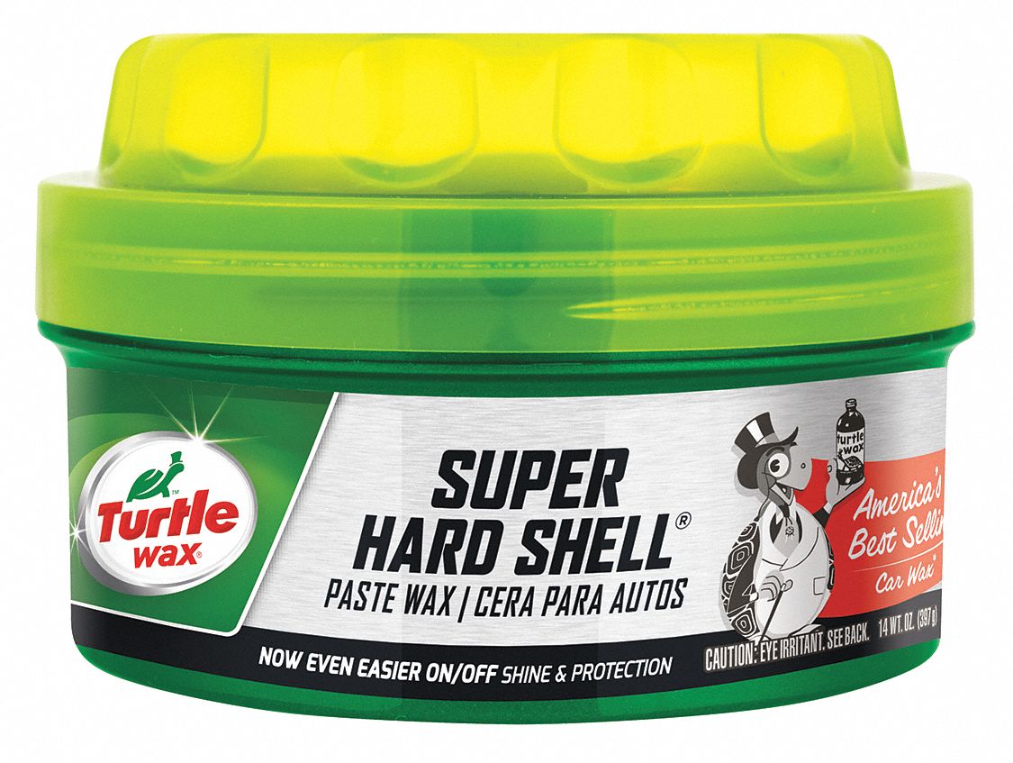 TURTLE WAX 14 oz. Tub Paste Car Wax, Green 1UER4T222R Grainger