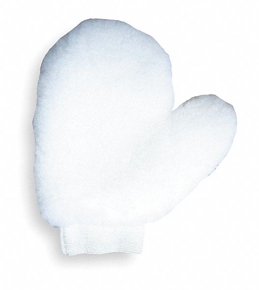 GRAINGER APPROVED Painting Mitt Paint Mitt, 10 1/2 in Overall Lg, 5 3/4 in Overall Wd, White