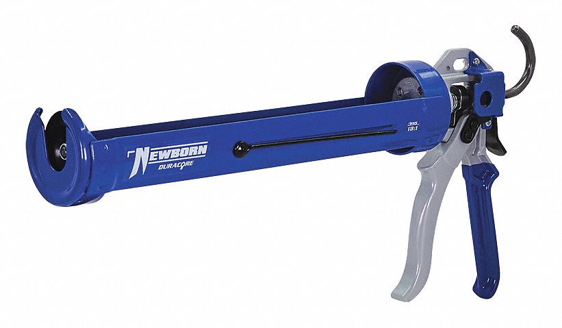 NEWBORN Caulk Gun,High Thrust,Red/Black,29 Oz 1UMH8255 Grainger