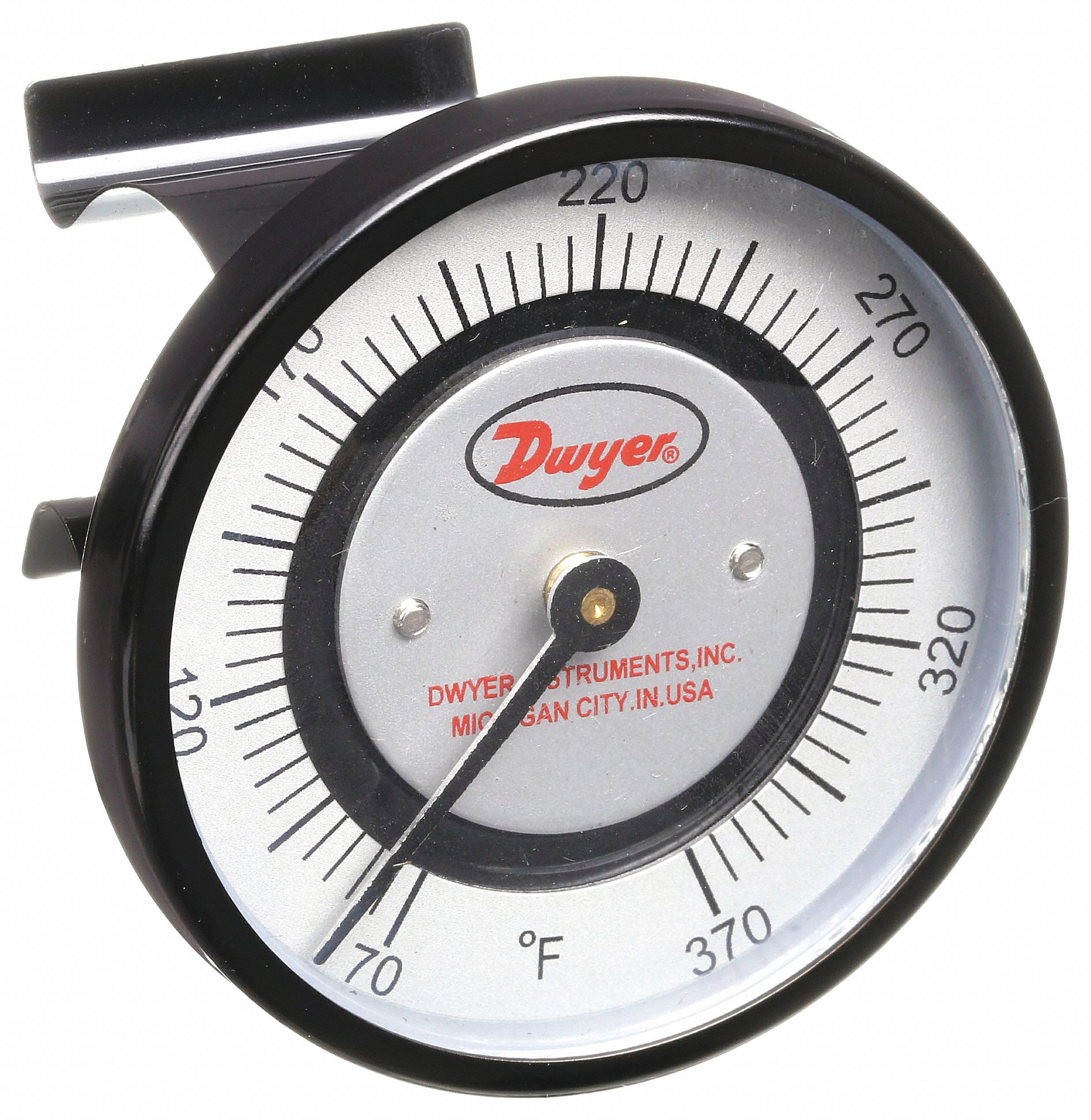 70° to 370°F, For 3/4 in to 7/8 in Pipe Dia, Clip Pipe Mount Dial