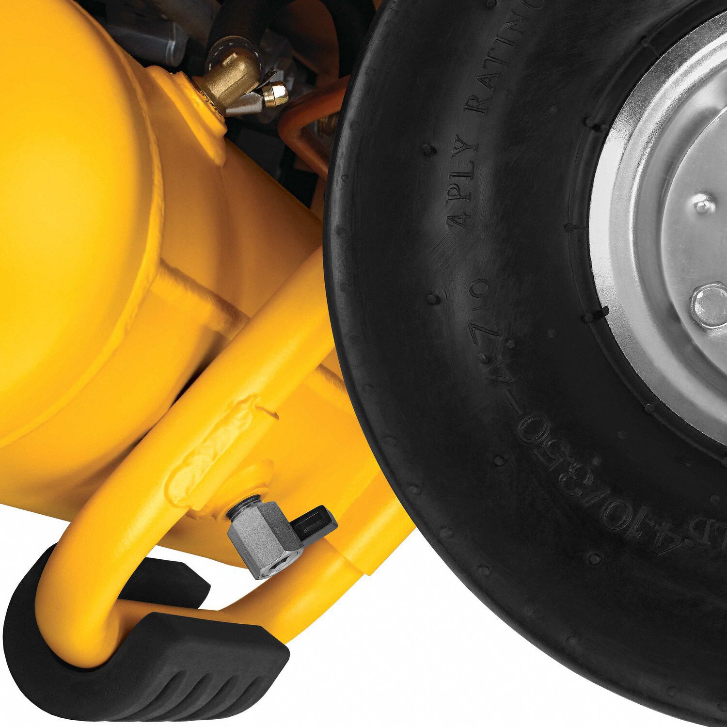 DEWALT Portable Air Compressor Oil Lubricated, 4 gal, Twin Stack, 1.1