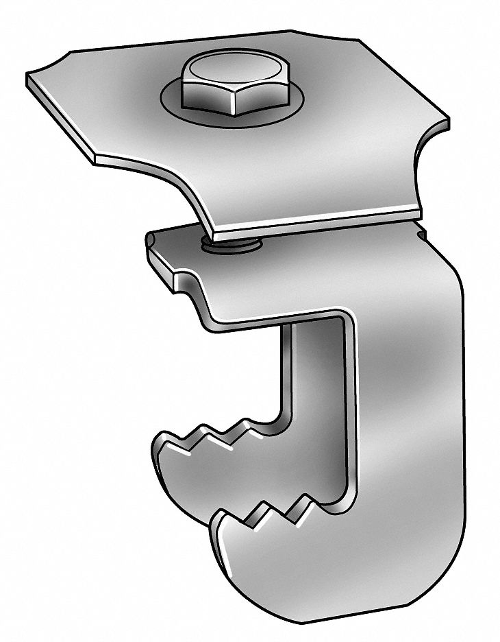 GRAINGER APPROVED Grating Clip 316 Stainless Steel, GClip, 50 PK 1VCC4WSSGG1B Grainger