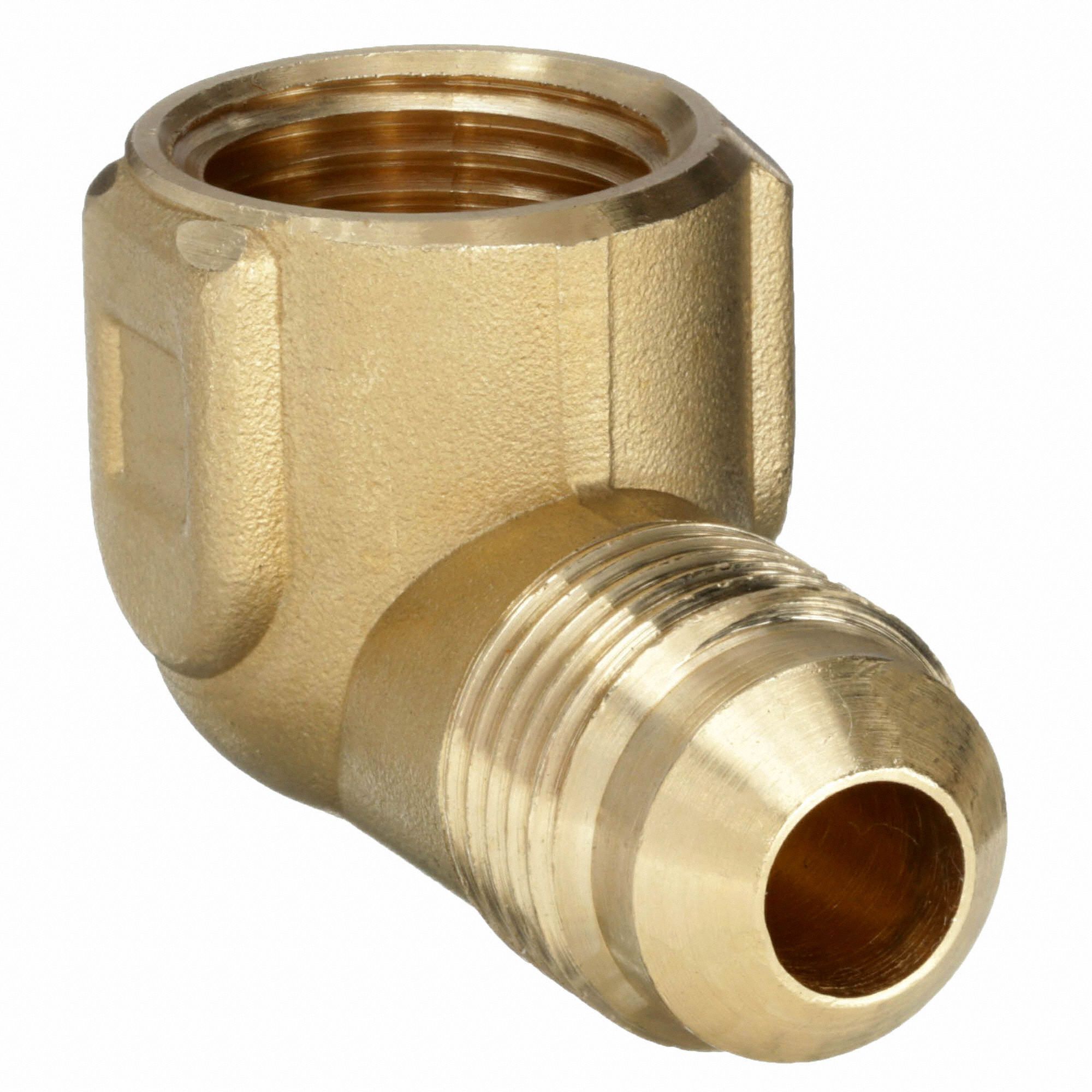 PARKER Female Elbow, 90 Degrees, Flare x FNPT Connection Type, 3/8 in