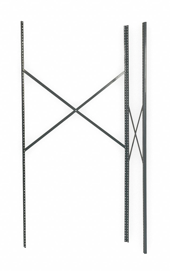 EDSAL, 85 in Overall Ht, Steel, Post Kit 1VF4985UCA Grainger