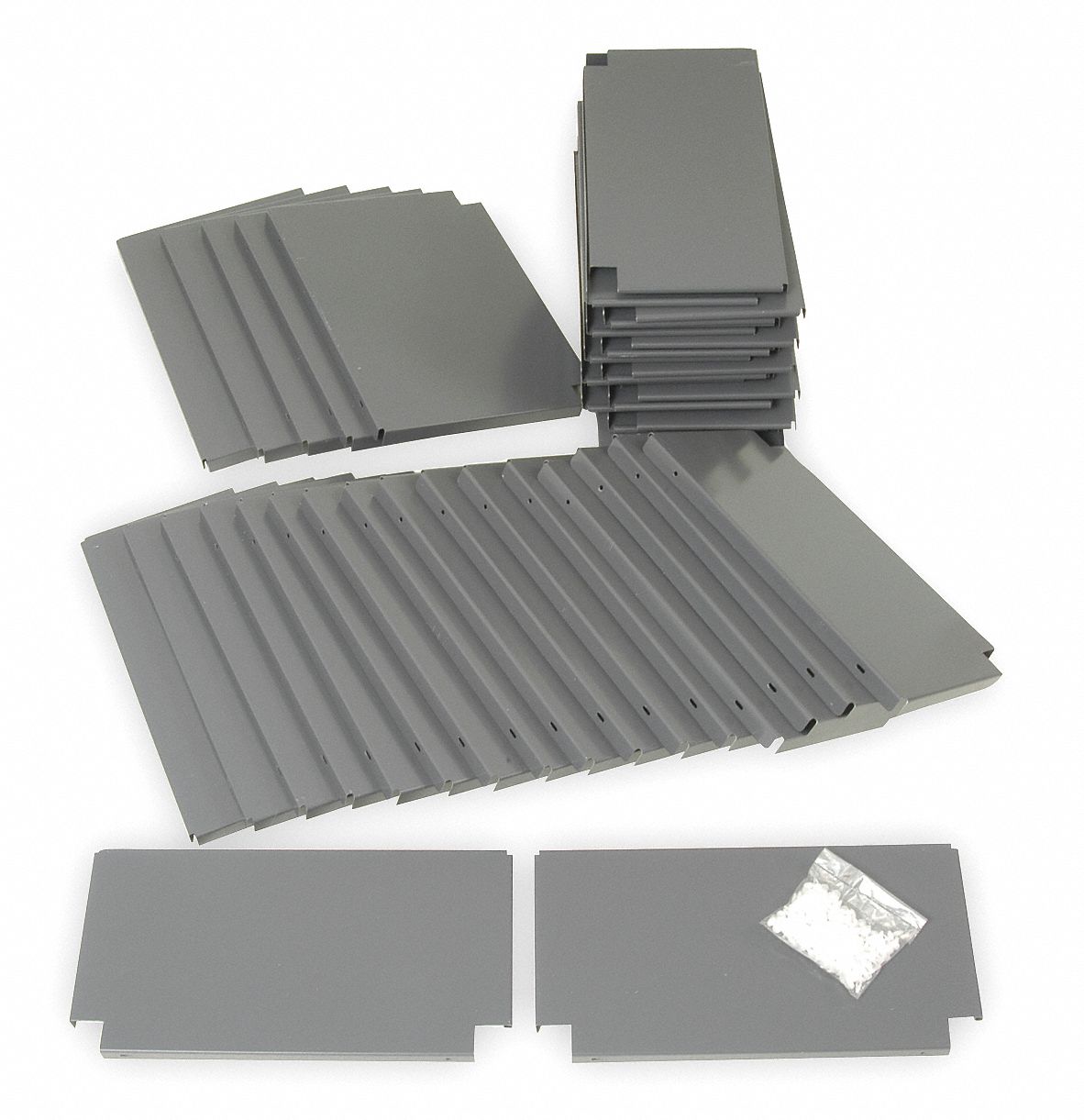 EDSAL Steel Divider, Gray, 1 EA 1VF89DIVKT16 Grainger