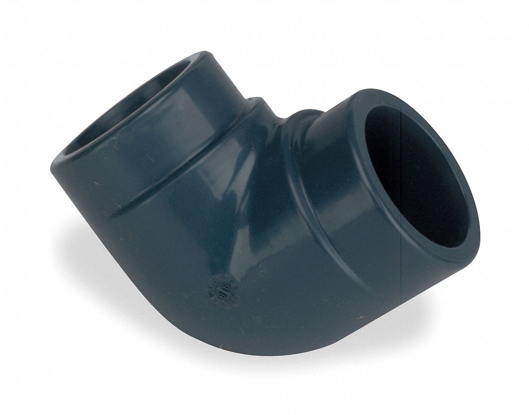 GF PIPING SYSTEMS PVC Elbow, 90 Degrees, FNPT x FNPT, 4 in Pipe Size