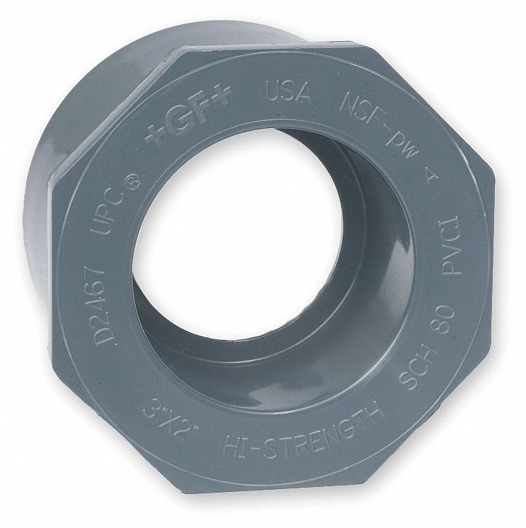 GRAINGER APPROVED Reducer Bushing, CPVC, Fitting Schedule/Class