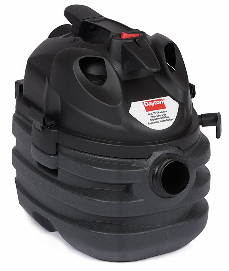 DAYTON Portable Shop Vacuum, 5 gal Tank Size, 140 cfm, 1 1/2 in Vacuum Hose Dia. 1VHF81VHF8