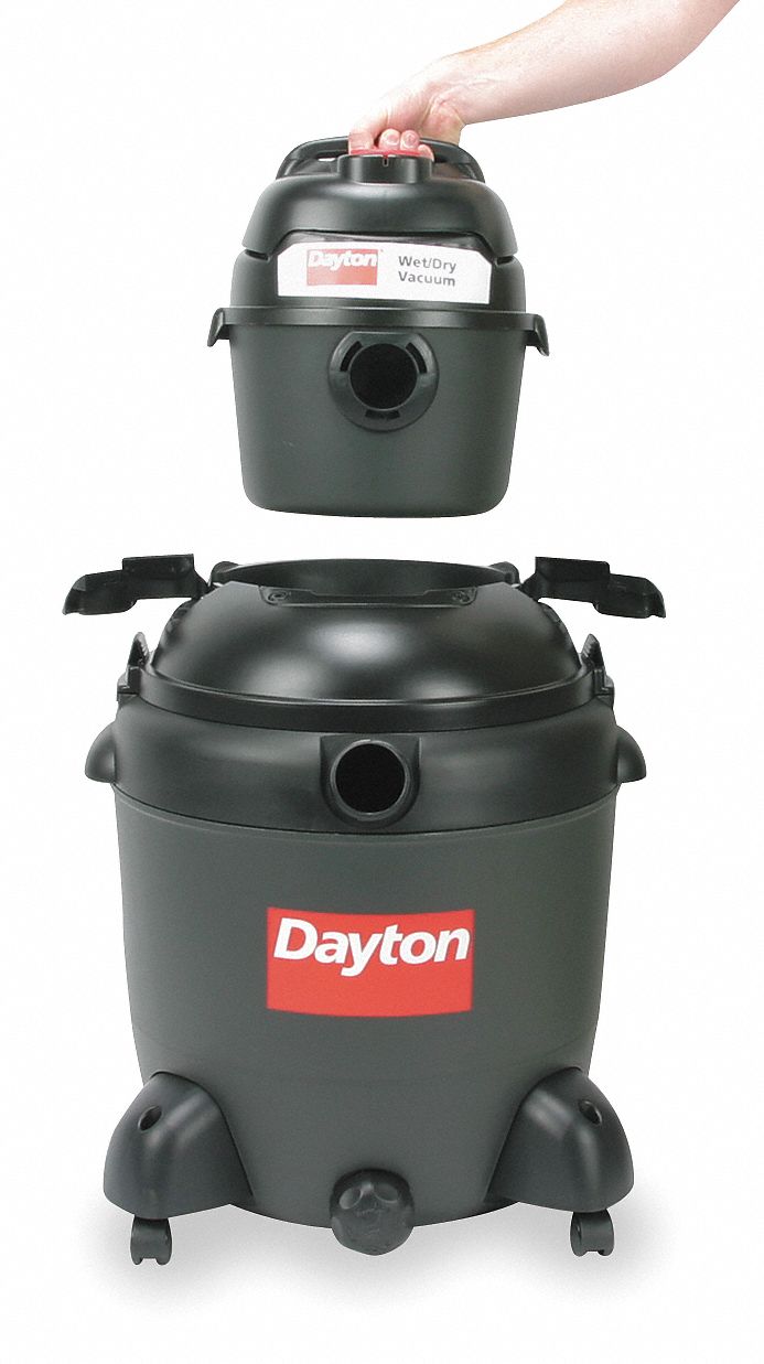 DAYTON, 20 gal Tank Size, Plastic, Shop Vacuum - 2 in 1 - 1VHF9|1VHF9