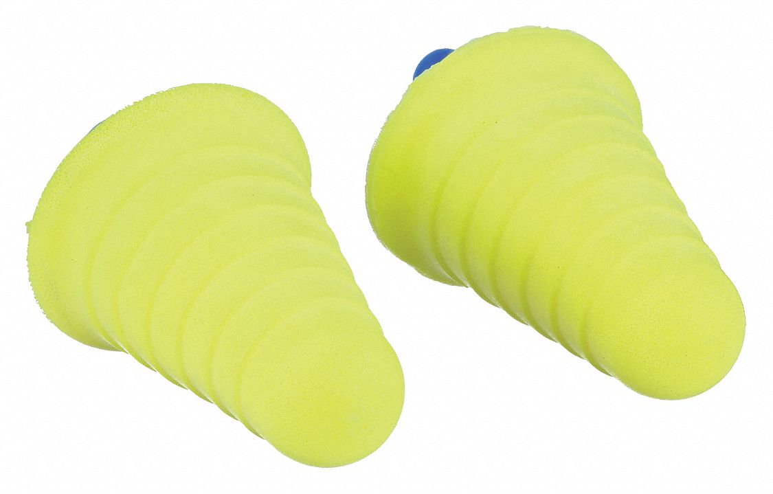 3m Cone Ear Plugs, 30dB Noise Reduction Rating NRR, Uncorded, M, Yellow, PK eBay