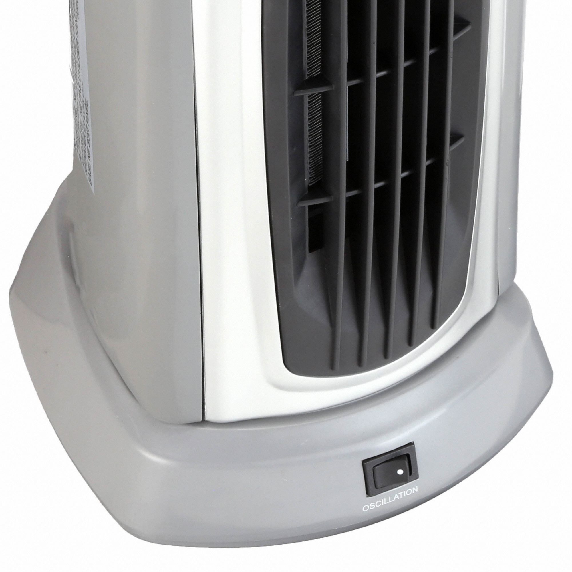 DAYTON Pedestal and Tower, Portable Electric Heater, 900W/1500W, 120V