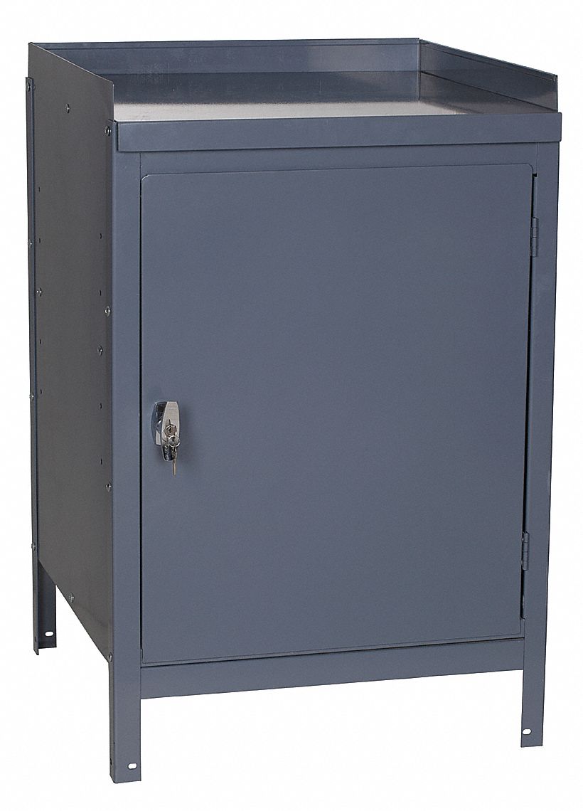 GRAINGER APPROVED Commercial Storage Gray, 37 in H X 24 in D
