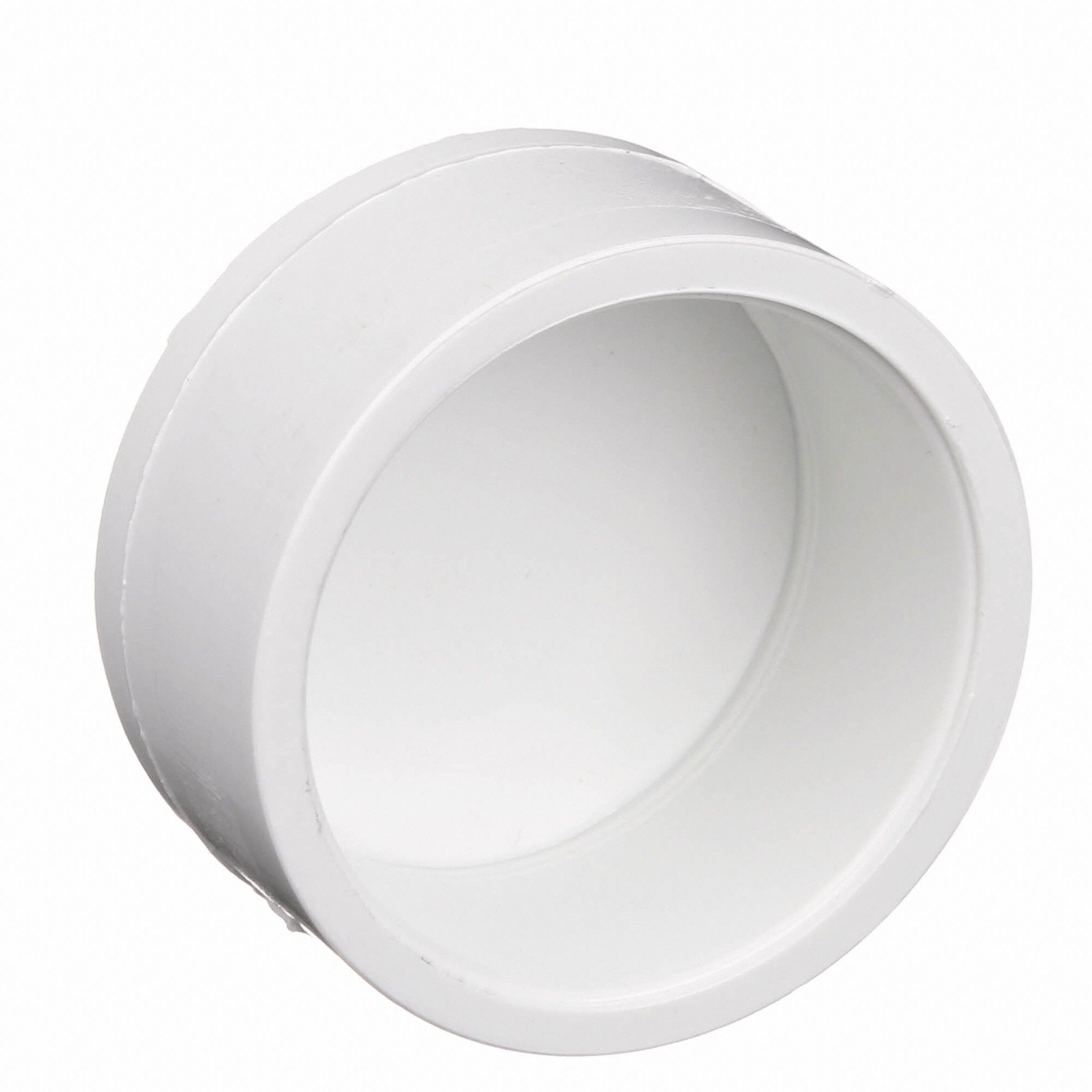 CHARLOTTE PIPE AND FOUNDRY CO. PVC Socket Cap, Hub, 2 in Pipe Size