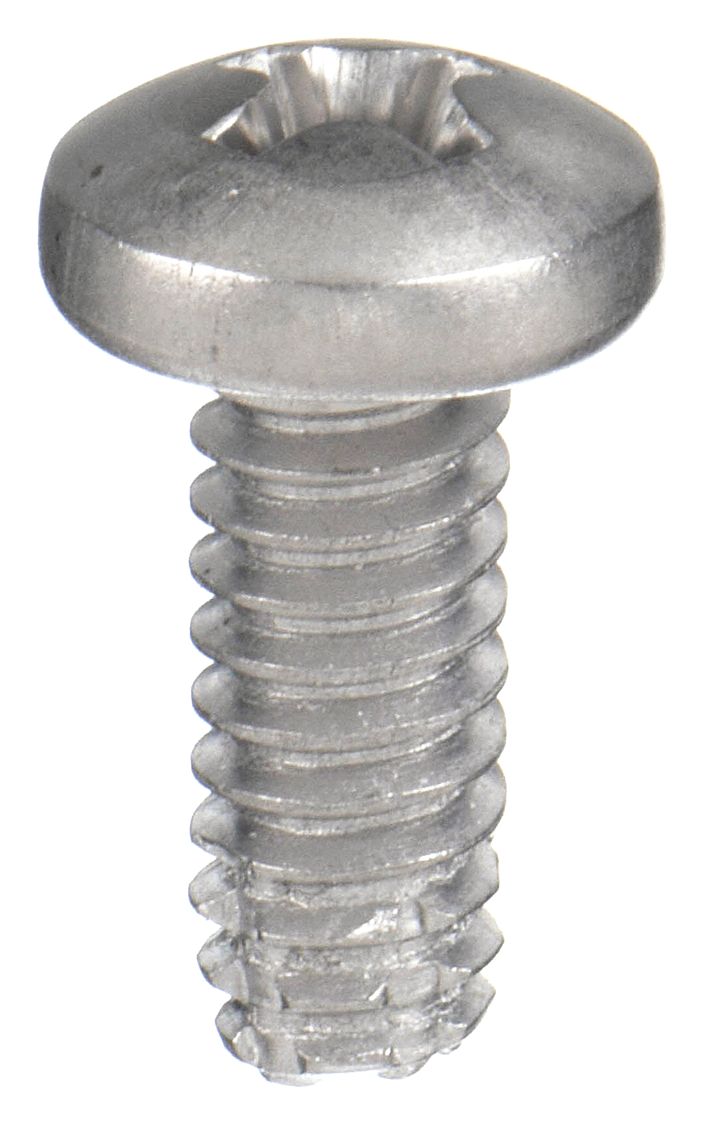 GRAINGER APPROVED Thread Cutting Screw, F, Pan, 632, 410 Stainless