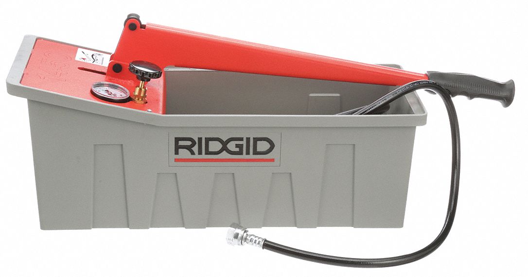 RIDGID Pressure Test Pump, Hydraulic 1XDZ350557 Grainger