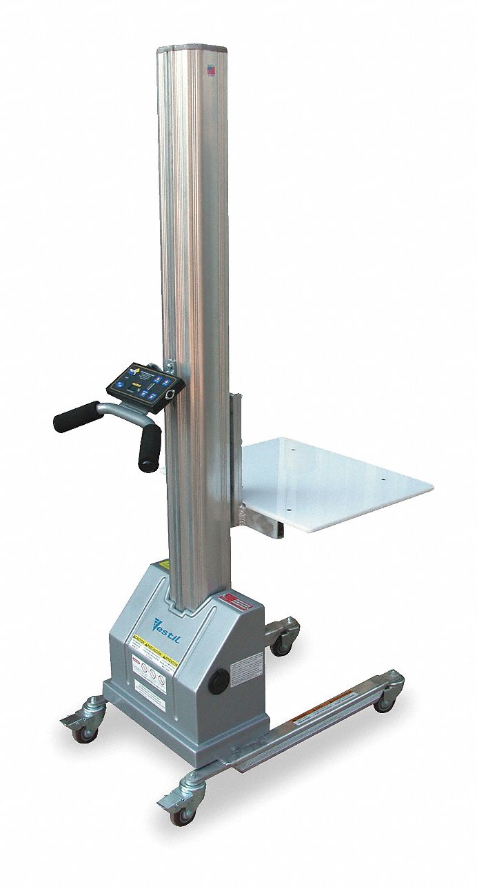 125 lb Load Capacity, 18 1/2 in x 23 1/2 in, Manual Platform Lift