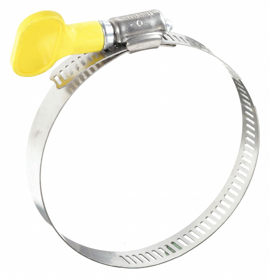 GRAINGER APPROVED 1/2 in Wide, TurnKey Worm Gear Hose Clamp; PK10