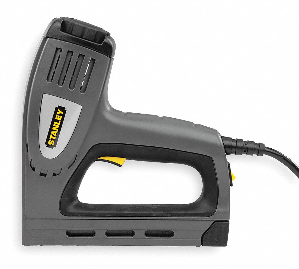 STANLEY 8 in Heavy Duty Staple/Nail Gun, Gray 1XHU8TRE550 Grainger