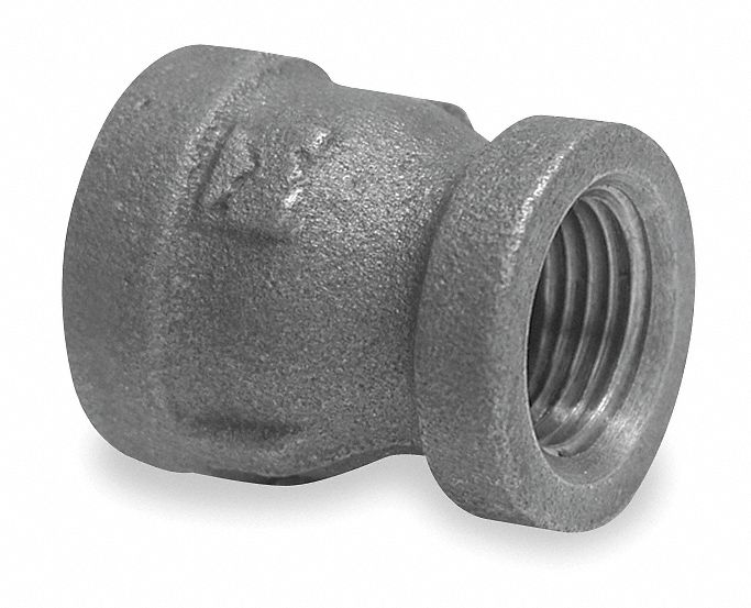 GRAINGER APPROVED Reducer Coupling, FNPT, 11/2" x 1" Pipe Size Pipe