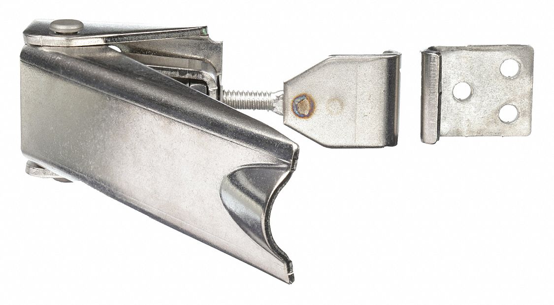 Stainless Steel, Stainless Steel, Draw Latch 1XPC91XPC9 Grainger