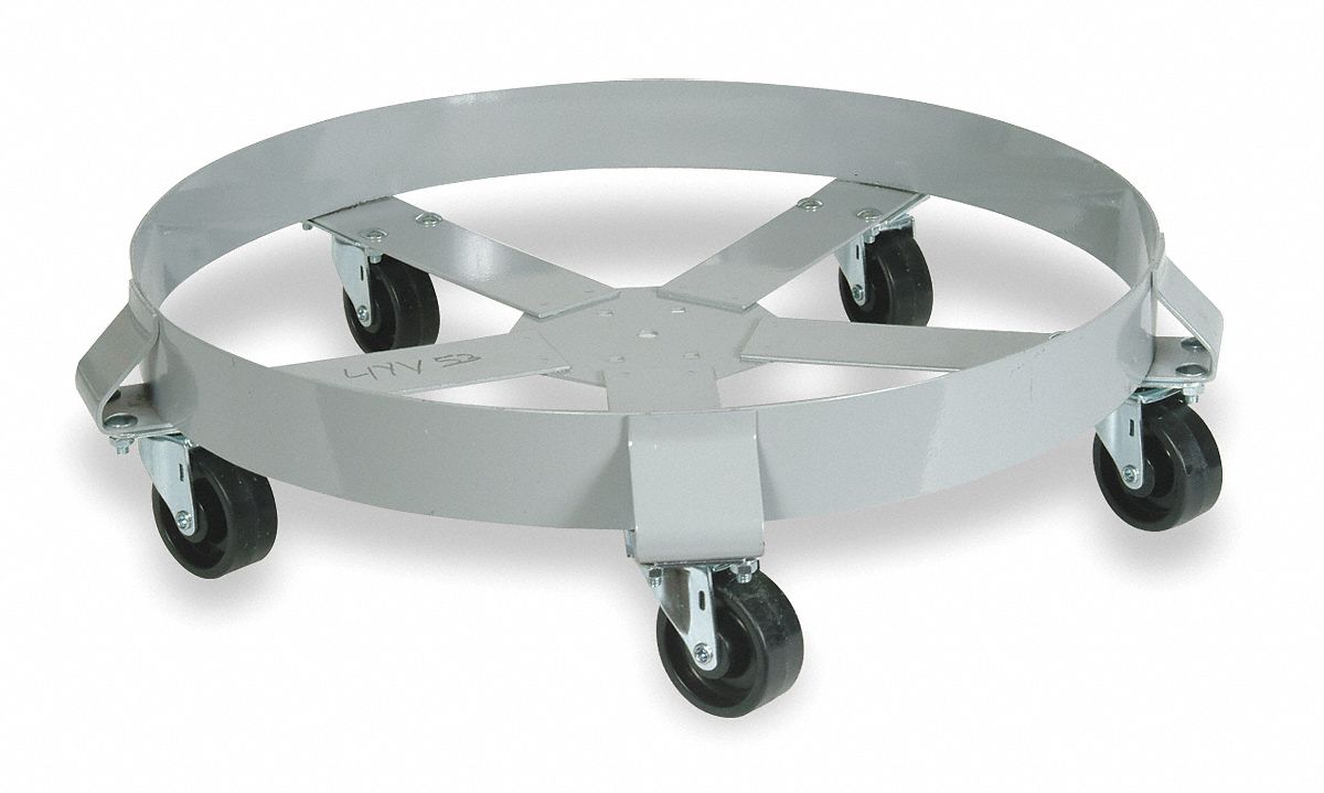 Business & Industrial 55 Gallon Drum Dolly Steel Barrel Dolly w/ 5 Wheel Drum Dolly Heavy Duty 3