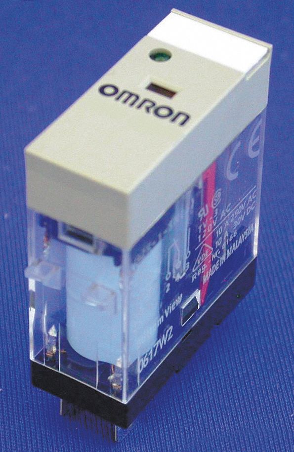 OMRON General Purpose Relay, 12V DC Coil Volts, 10A 240V AC Contact