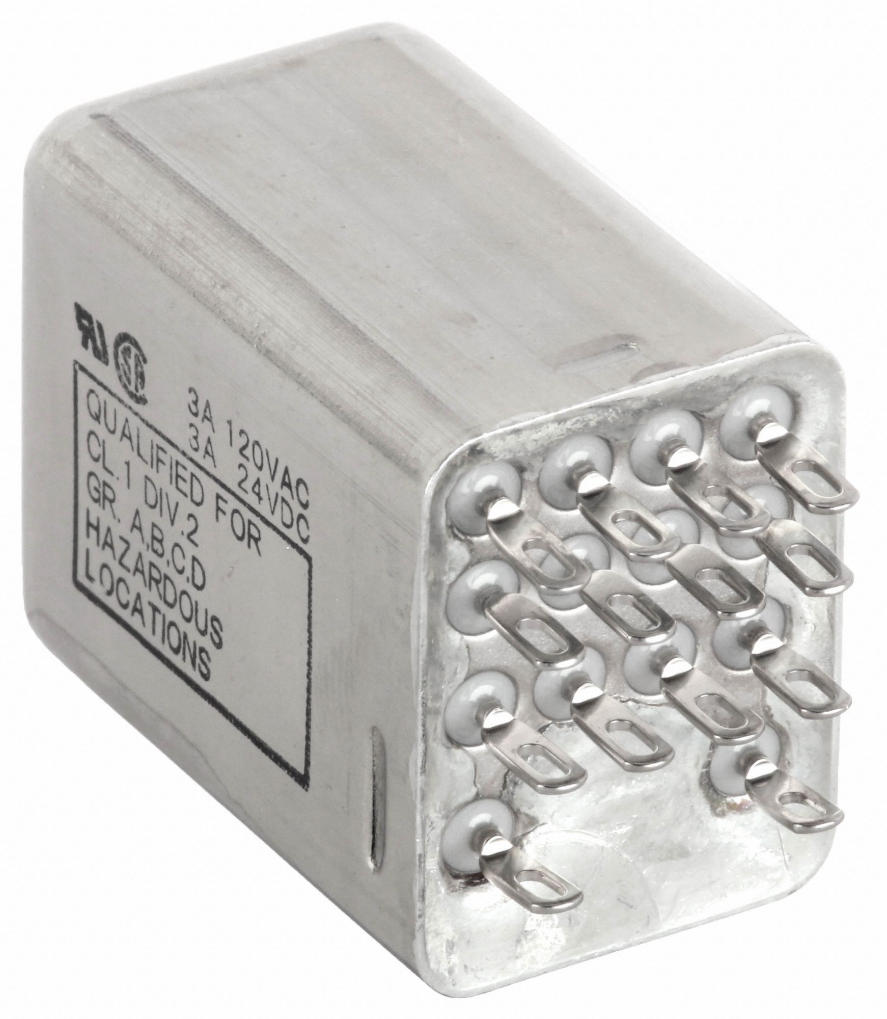 OMRON Hermetically Sealed Relay, 24V DC Coil Volts, 3A 120V AC