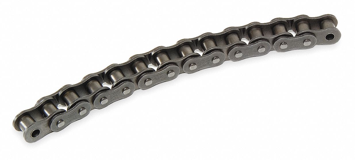 TSUBAKI Carbon Steel Roller Chain, Chain Length 10 ft, For Industry