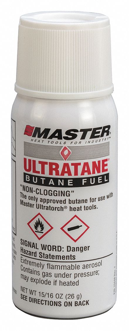 MASTER APPLIANCE Butane Refill Cannister, 15/16 Oz, PK12 - 1YMK4|10448