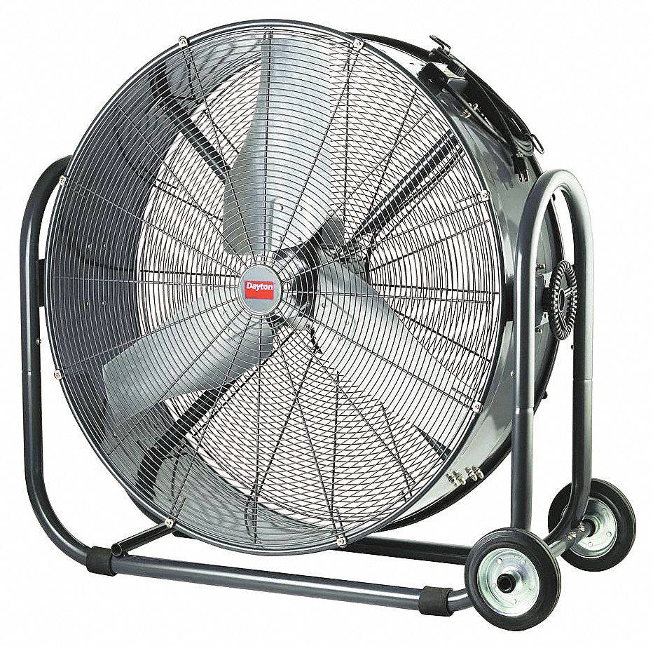 DAYTON, 36 in Blade Dia, 2 Speeds, StandardDuty Industrial Fan 1YNW5